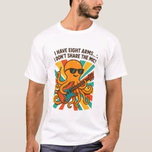 Oktopus Gitarre T-Shirt