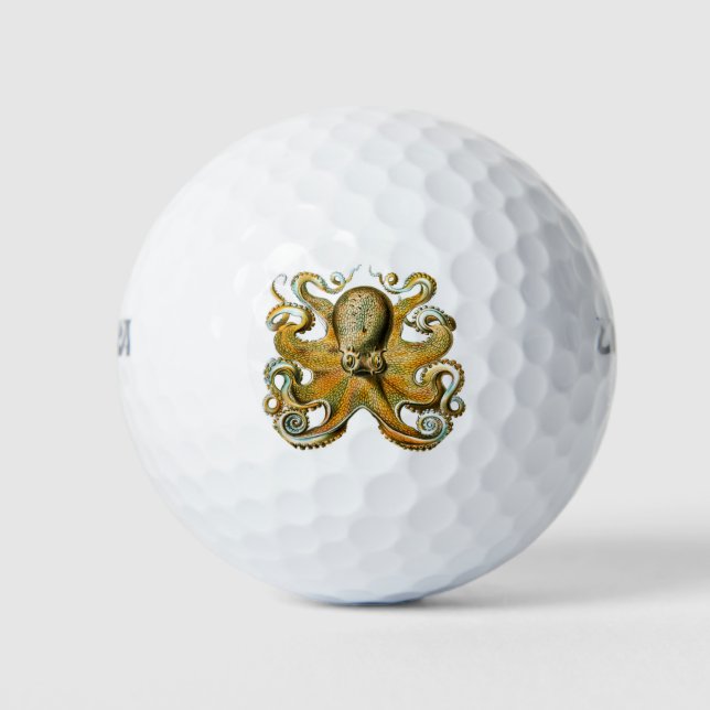 Oktopus Golfball (Vorderseite)