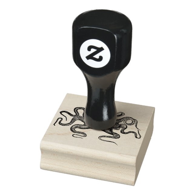 Oktopus Gummistempel (Stempel)
