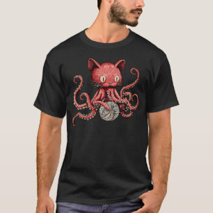 Oktopus Häkeln Stricken Garn Oktopus Stricker Croc T-Shirt