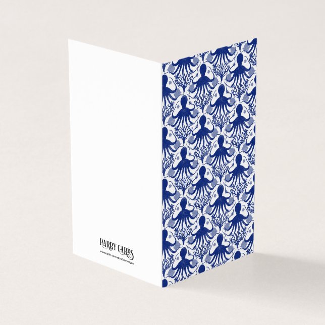 Oktopus (heller Hintergrund) (Vorderseite)