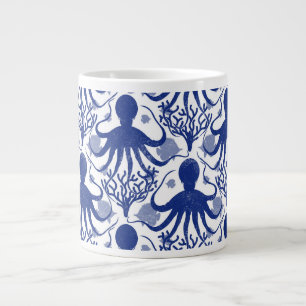 Oktopus (heller Hintergrund) Jumbo-Tasse