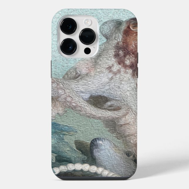 Oktopus iPhone Hülle (Rückseite)