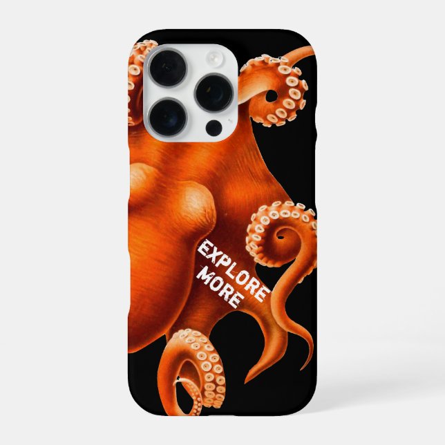 Oktopus iPhone-Hülle für ihn oder sie iPhone Hülle (Rückseite)