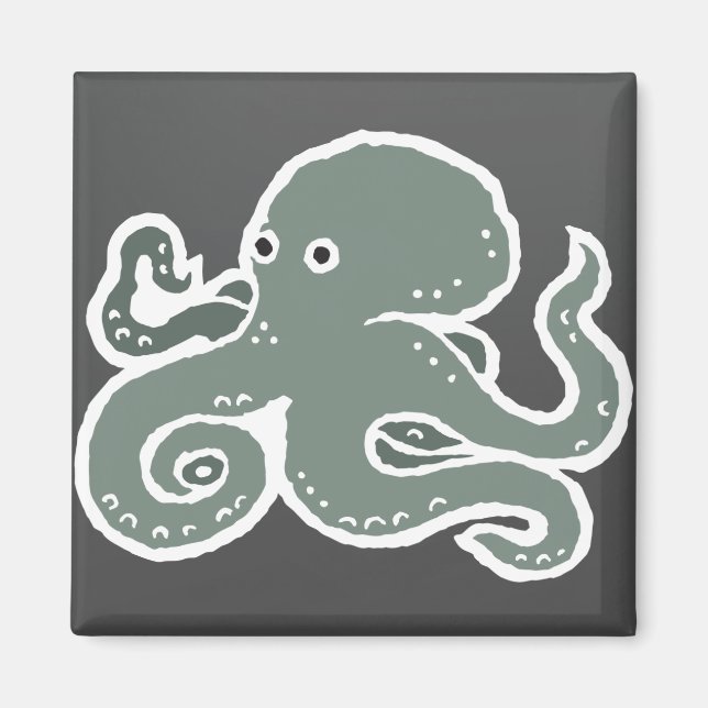 Oktopus Magnet (Vorne)