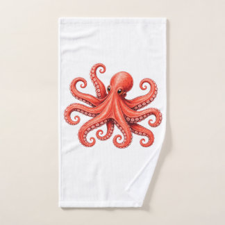 Oktopus Meer Leben Ozean Tier Design Handtuch