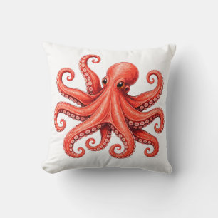 Oktopus Meer Leben Ozean Tier Design Kissen
