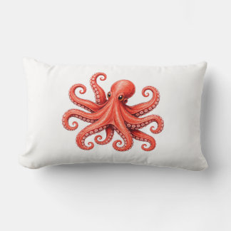 Oktopus Meer Leben Ozean Tier Design Lendenkissen