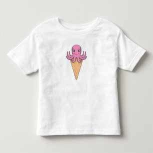 Oktopus mit Eiscreme Kleinkind T-shirt
