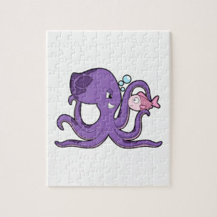 Oktopus mit Fisch.PNG Puzzle