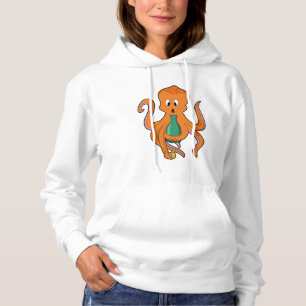 Oktopus mit Flasche.PNG Hoodie