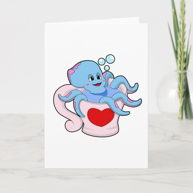 Oktopus mit Herzschlag.PNG Karte (Vorderseite)