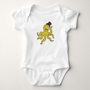 Oktopus mit Hut Baby Strampler