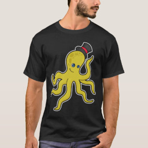 Oktopus mit Hut T-Shirt