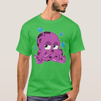 Oktopus mit Luftblasen T-Shirt