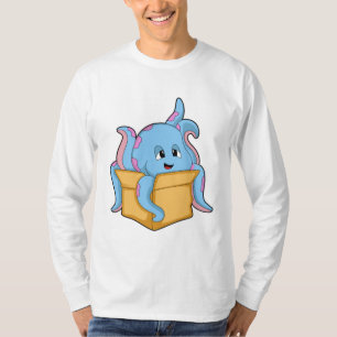 Oktopus mit Packet.PNG T-Shirt