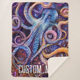 Oktopus mit Personalisiertem Namen Wasserleben Sherpadecke