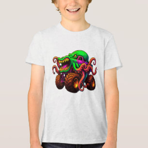 Oktopus-Monstertruck  Tri-Blend Shirt