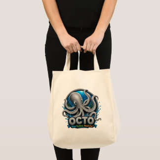 Oktopus Octo – Bleib neugierig. Erreiche weit. Tragetasche