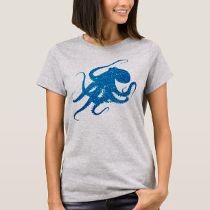 Oktopus oktopus cooler Hipster Glitzer Oktopus Shi T-Shirt