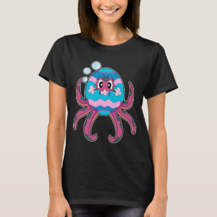 Oktopus Ostern Osterei T-Shirt