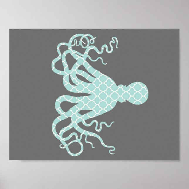 Oktopus Poster (Vorne)