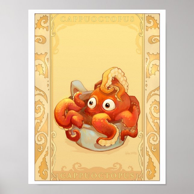 Oktopus Poster (Vorne)