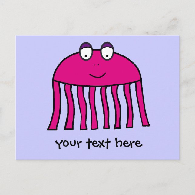 Oktopus Postkarte (Vorderseite)