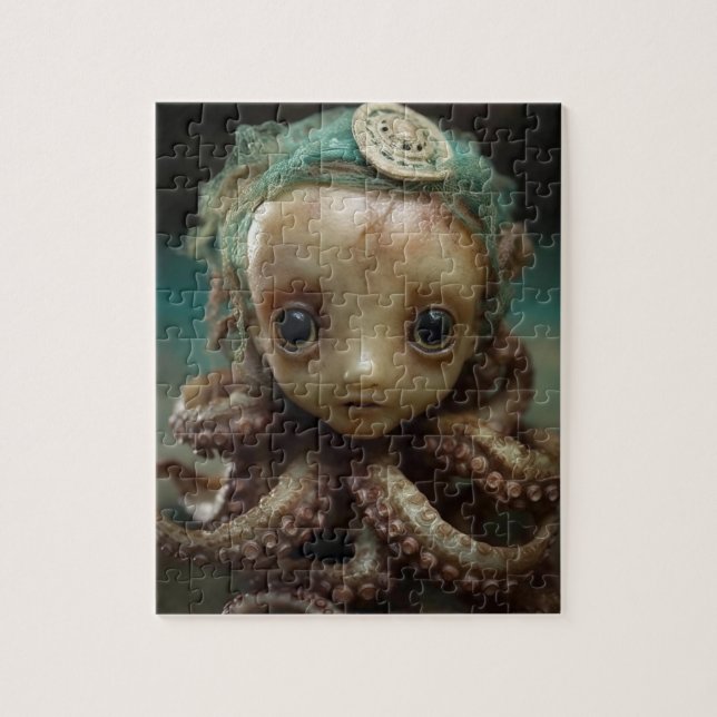 Oktopus-Puppe Puzzle (Vertikal)