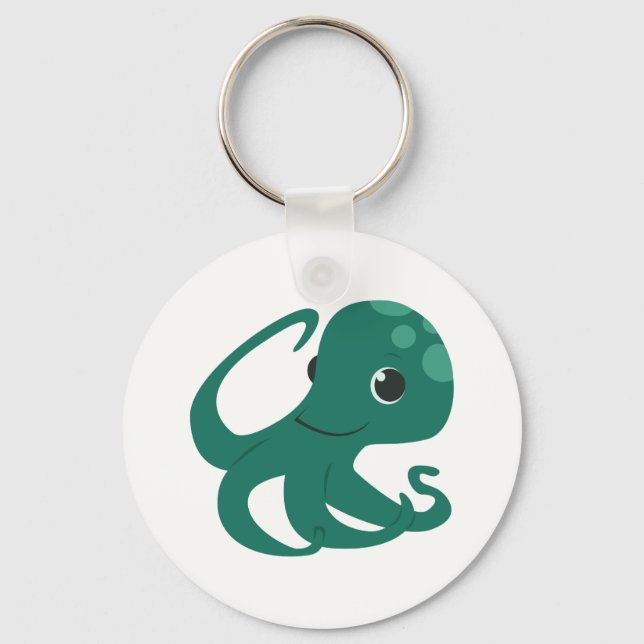 Oktopus Schlüsselanhänger (Vorderseite)