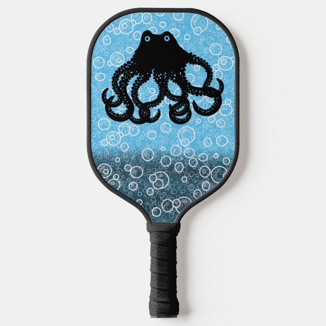 Oktopus steigt im Seepickleball-Paddel Pickleball Schläger (Vorderseite)