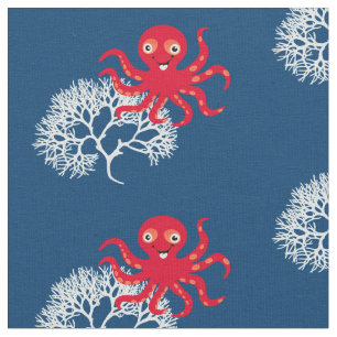 Oktopus Stoff