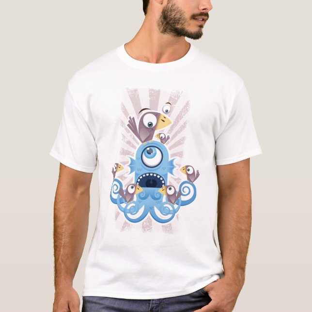 Oktopus T-Shirt (Vorderseite)