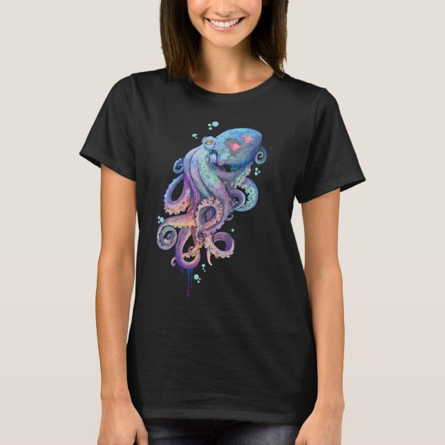 Oktopus T-Shirt (Vorderseite)