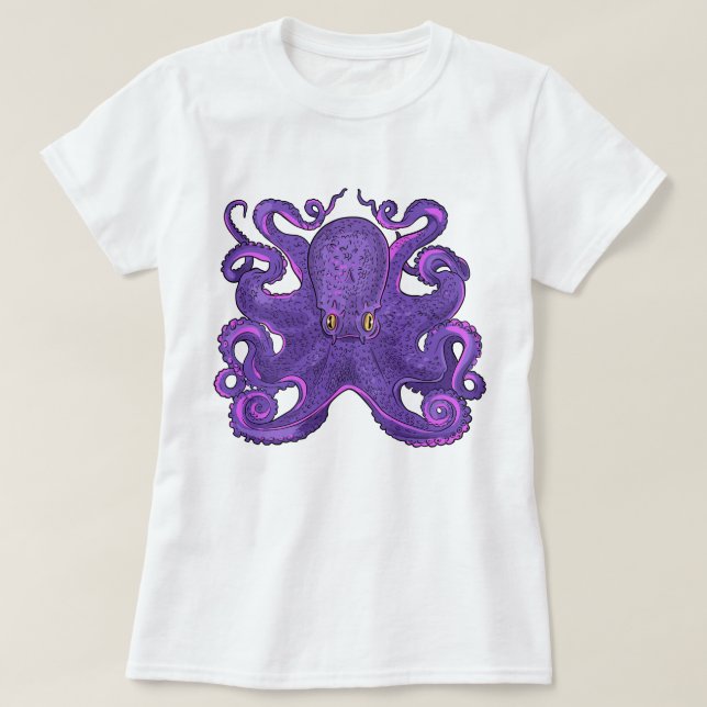 Oktopus T-Shirt (Design vorne)