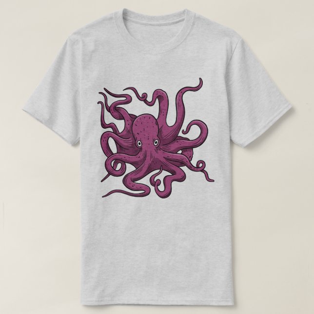 Oktopus T-Shirt (Design vorne)