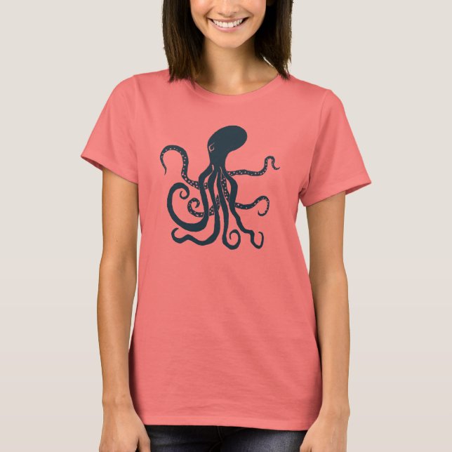 Oktopus T-Shirt (Vorderseite)