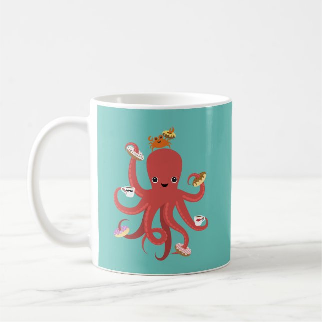 Oktopus-Tasse Kaffeetasse (Links)