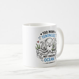 Oktopus-Tasse Ozeanliebhaber Kaffee-Tasse Kaffeetasse