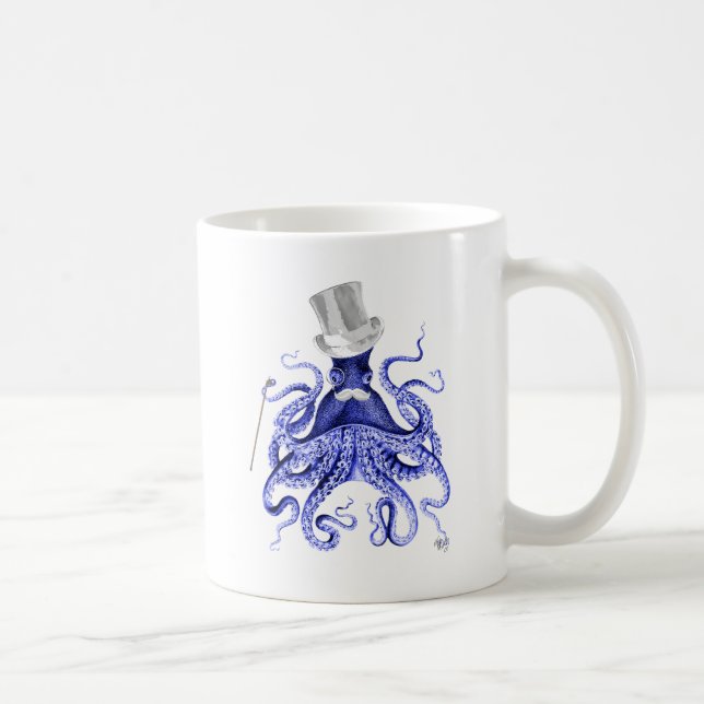 Oktopus über Stadt Tasse (Rechts)