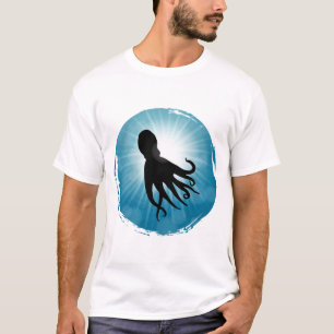 Oktopus Unterwasser T-Shirt