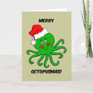 Oktopus Weihnachten