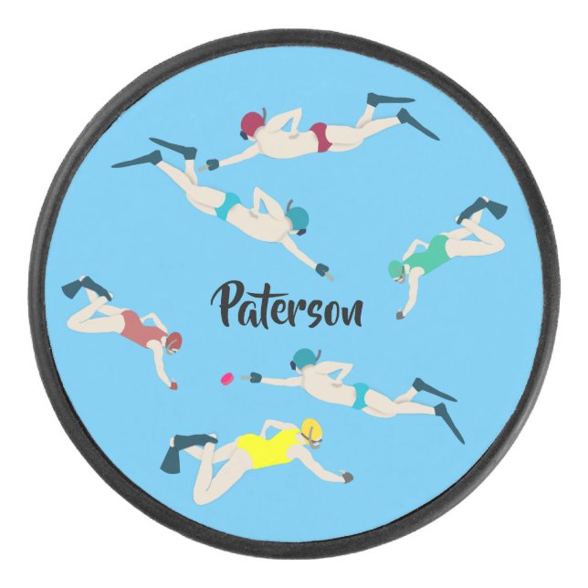 Oktopush Eishockey Puck (Vorderseite)