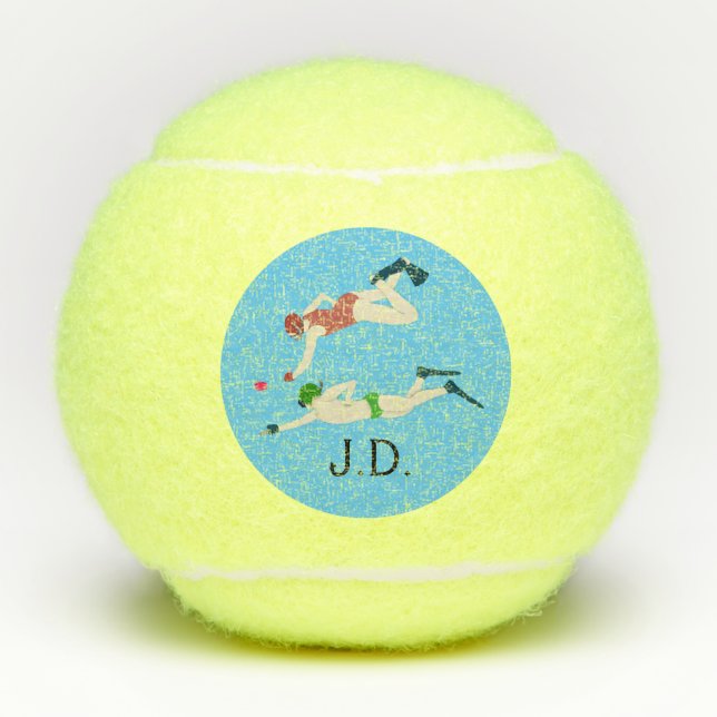 Oktopush Tennisbälle (Vorderseite)
