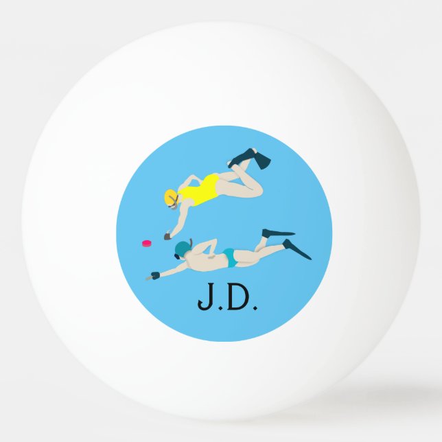 Oktopush Tischtennisball (Vorderseite)