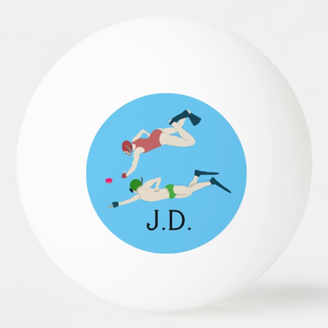 Oktopush Tischtennisball (Vorderseite)