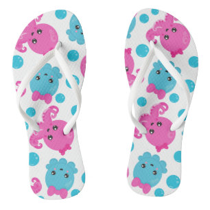 Oktopusmuster, Niedlicher Oktopus, Meerestiere Flip Flops