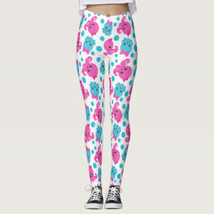 Oktopusmuster, Niedlicher Oktopus, Meerestiere Leggings