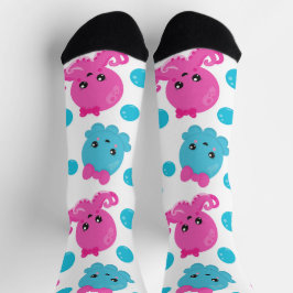 Oktopusmuster, Niedlicher Oktopus, Meerestiere Socken