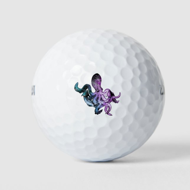 Oktopusneon Golfball (Vorderseite)